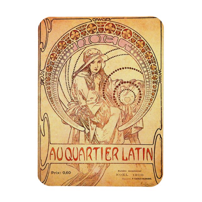 Ímã Au Quartier Latino Magnet (Vertical)