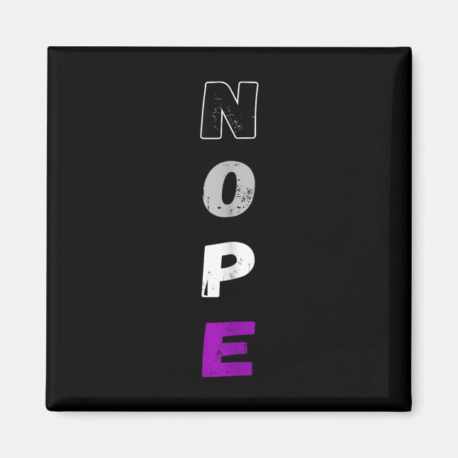 Imã Aual Nope Ace Pride Sinalizador Auality Lgbt Comun (Frente)