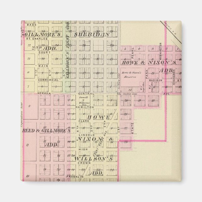 Imã Auburn, Nebraska (Frente)