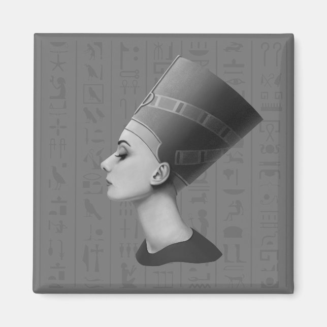 Imã Audrey Hepburn Nefertiti (Frente)