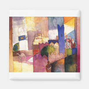 Imã August Macke - aguarela 1914 de Kairouan (iii)