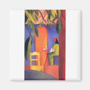 Imã August Macke - café turco Türkisches 1914 Café