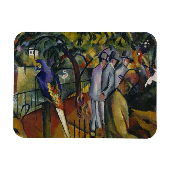 Ímã August Macke | Jardim Zoológico I (Horizontal)
