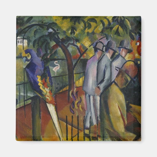 Imã August Macke | Jardim Zoológico I (Frente)