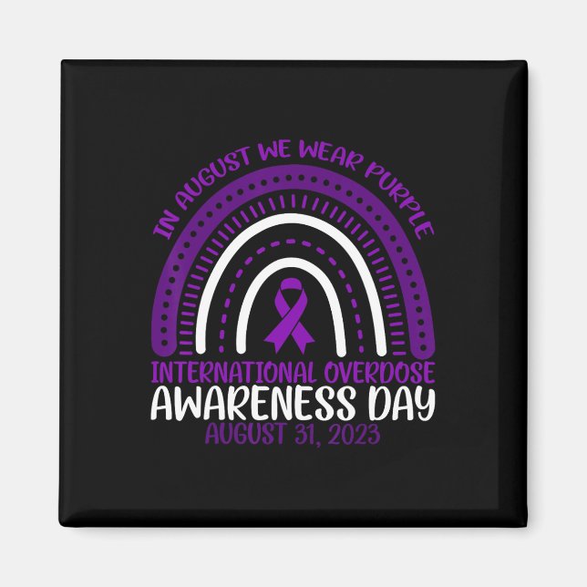 Imã August Vestimos Purple International Overdose Awar (Frente)