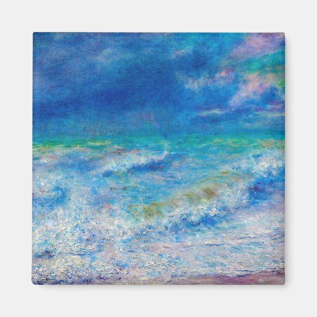 Imã Auguste Renoir "Paisagem Marítima" (Frente)
