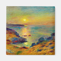 Auguste Renoir "Pôr do sol et Douarnenez”