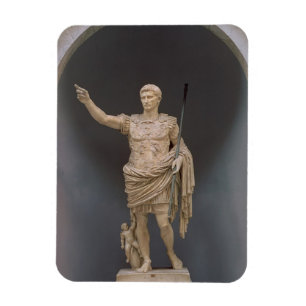 Ímã Augustus de Prima Porta, c.20 BC (mármore)