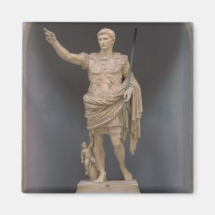 Imã Augustus de Prima Porta, c.20 BC (mármore)