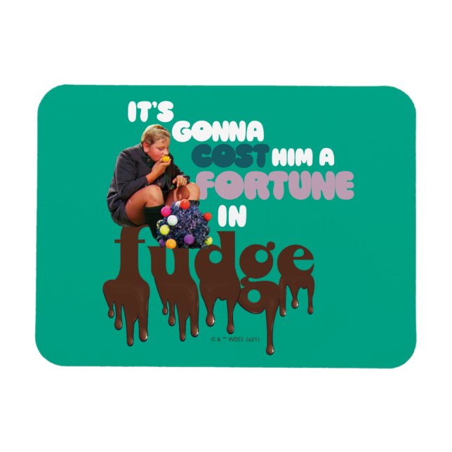 Ímã Augustus Gloop - Uma Fortuna em Fudge (Horizontal)