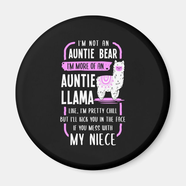 Imã Auntie Llama (Frente)