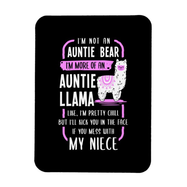 Ímã Auntie Llama (Vertical)