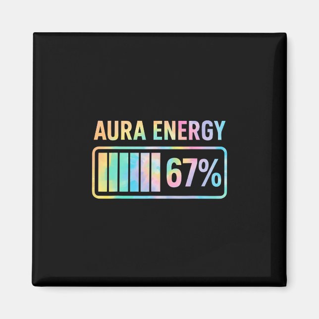 Imã Aura Energy 67 Engraçado, 67 homens Alpha Slan (Frente)