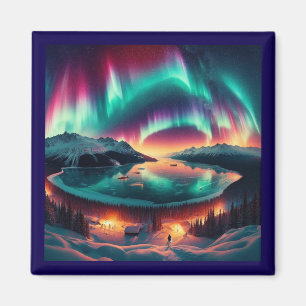 Imã Aureola Borealis, no Alasca