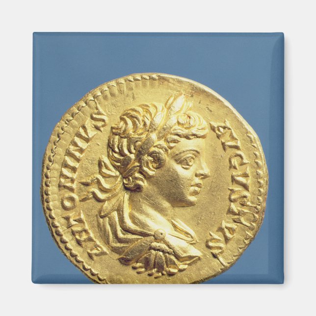 Imã Aureus com cabeça de uvas Carcalla (Frente)