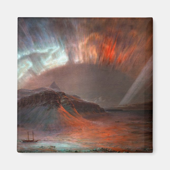 Imã Aurora Borealis da Igreja de Frederic Edwin (Frente)