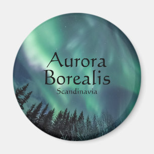 Imã Aurora Borealis Escandinávia