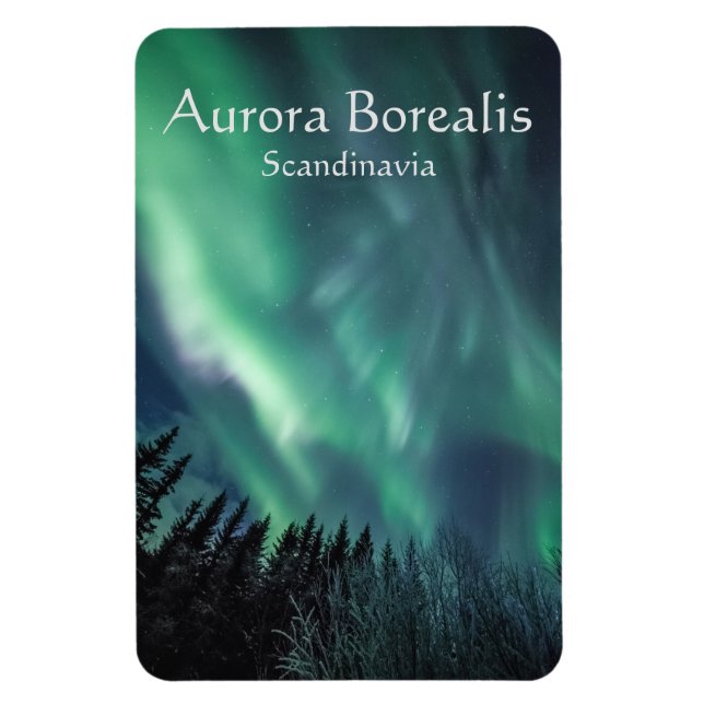 Ímã Aurora Borealis Escandinávia (Vertical)