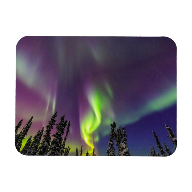 Ímã Aurora Borealis | Fairbanks, Alaska (Horizontal)