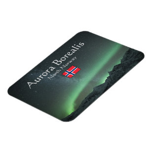 Ímã Aurora Borealis Norte da Noruega Souvenir Magnet