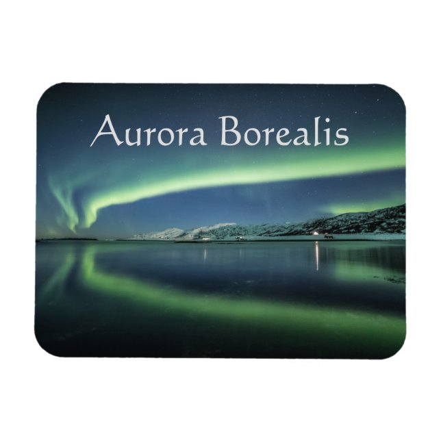 Ímã Aurora Borealis Noruega (Horizontal)