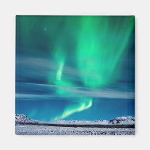 Imã Aurora Borealis sobre Mosfellsheiði
