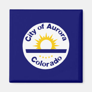 Imã Aurora, Colorado Flag