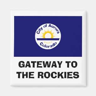 Imã Aurora, Colorado Flag