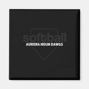 Imã Aurora Houn Dawgs Softll Placa de Casa