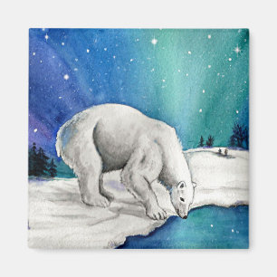 Imã Aurora Polar Bear