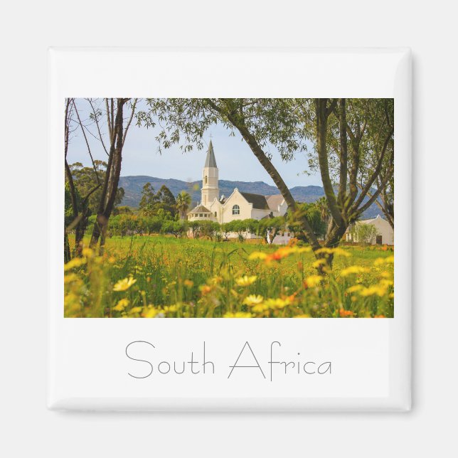 Imã Aurora South Africa SA Architecture Nature Magnet (Frente)