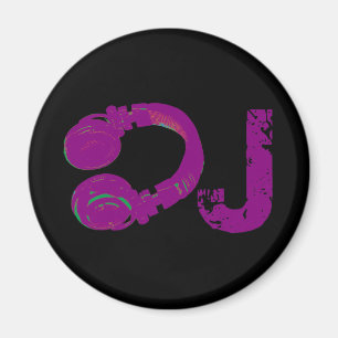Imã auscultadores do disco-jóquei