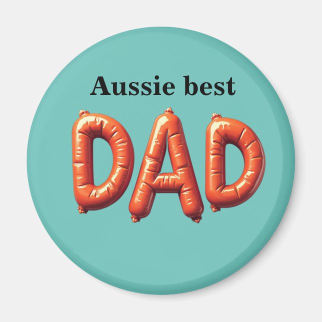 Imã Aussie Best Dad  (Frente)
