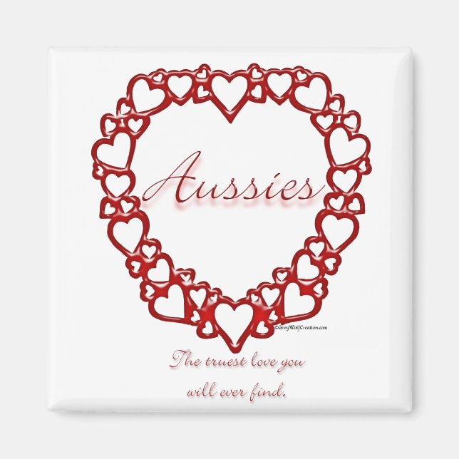 Imã Aussie True Love (Frente)
