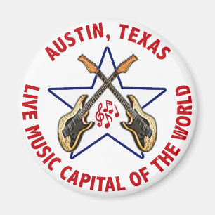 Imã Austin, capital da música ao vivo de Texas do