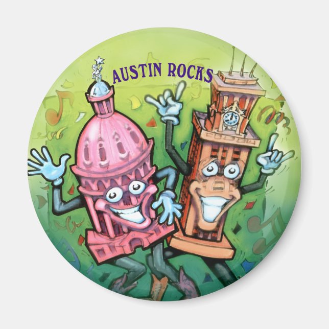 Imã Austin Rocks (Frente)