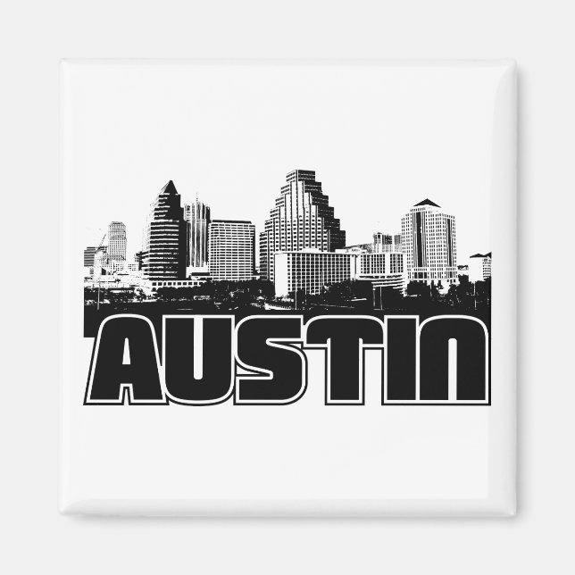 Imã Austin Skyline (Frente)