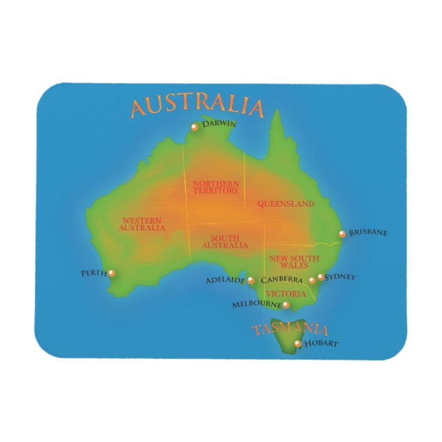 Ímã Austrália (Horizontal)