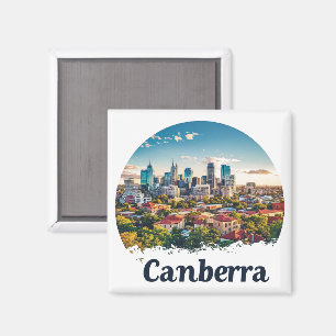Imã Austrália Canberra Cidade Pôr do Sol 🌅