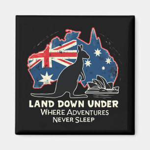 Imã Austrália, Kangaroo Aussies, desce abaixo