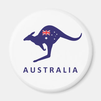 IMÃ AUSTRÁLIA KANGAROO FLAG MAGNET