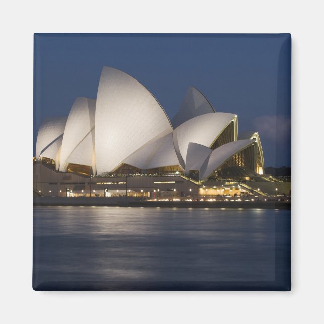 Imã Austrália, Sydney. Casa da Ópera à noite em (Frente)