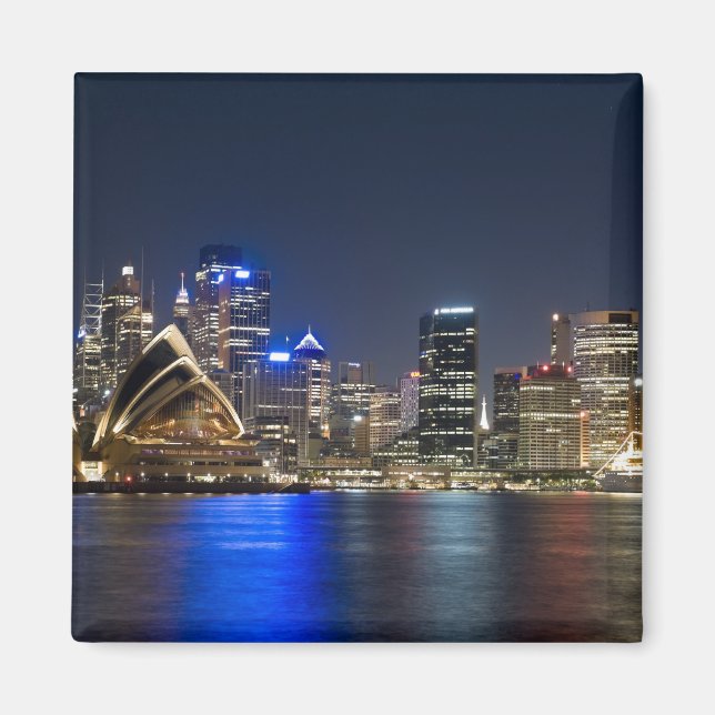 Imã Austrália, Sydney. Linha do horizonte com Casa da  (Frente)