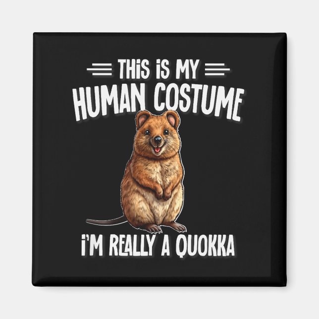 Imã Australian Animal Quokka Shirts &amp; Hoodies Cute (Frente)