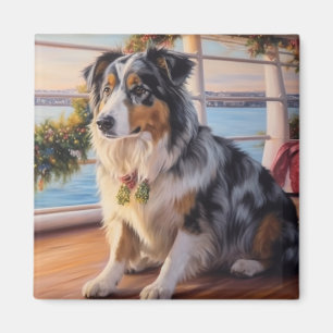 Imã Australian Shepherd Natal Cruzeiro: Incrível