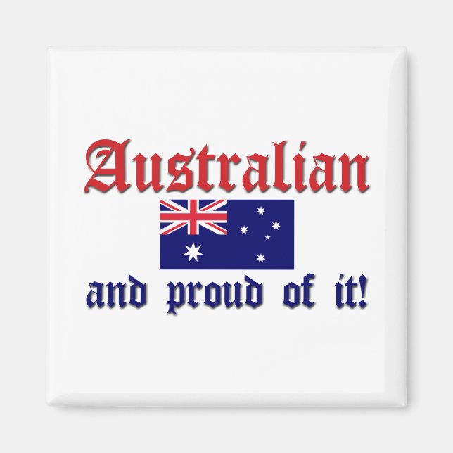 Imã Australiano orgulhoso (Frente)