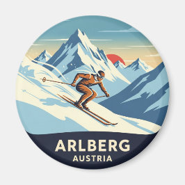 Imã Austria Arlberg Skier Skiing