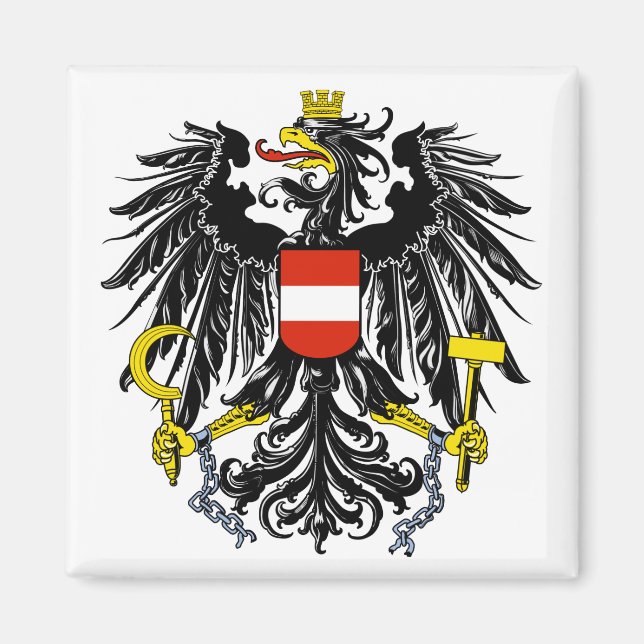 Imã Áustria - Bundesadler (Frente)
