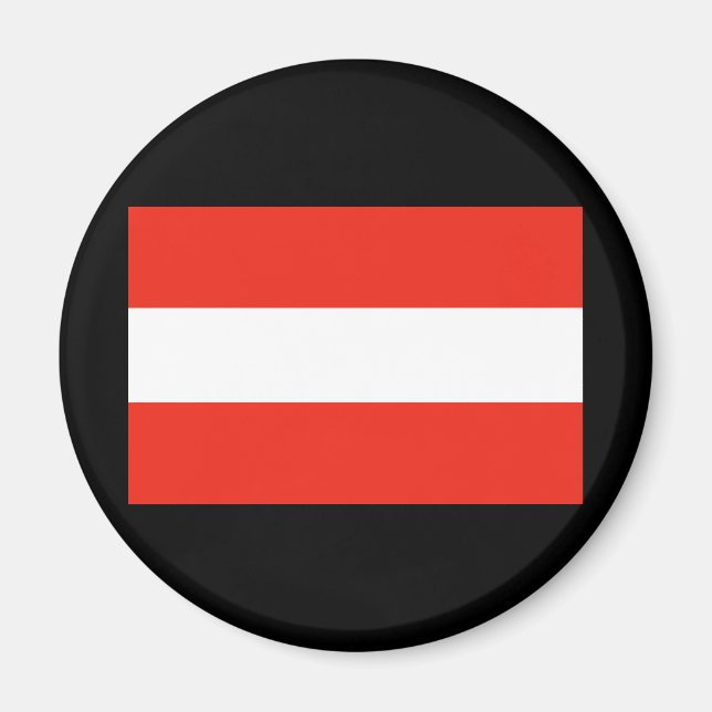 Imã Áustria - Flag / Österreich - Flagge (Frente)