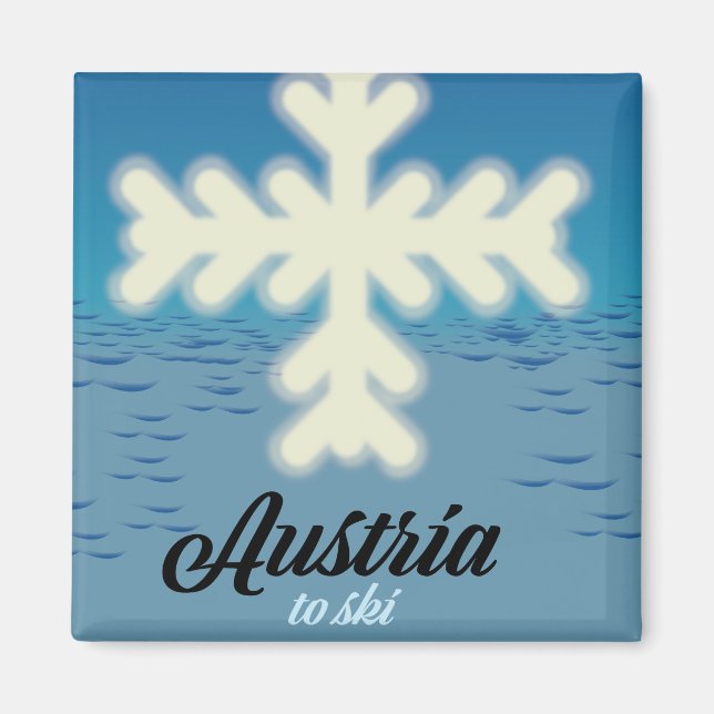 Imã Áustria para esqui (Frente)